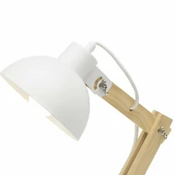 Lampes En Bois-Luminaires Brilliant Lampe à poser Brilliant Moda Blanc, 1 lumière
