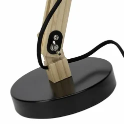 Lampes En Bois-Luminaires Brilliant Lampe à poser Brilliant Moda Noir, 1 lumière