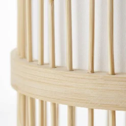 Lampes En Tissu-Luminaires Brilliant Lampe à poser Brilliant Nori Blanc, 1 lumière