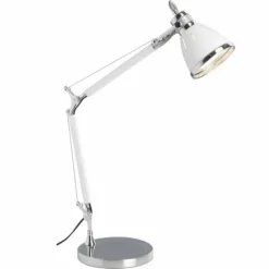 Luminaires Brilliant Lampe à poser Brilliant Octavia Chrome, 1 lumière* Lampes À Poser