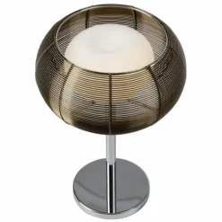 Luminaires Brilliant Lampe à poser Brilliant Relax Bronze, Chrome, 1 lumière