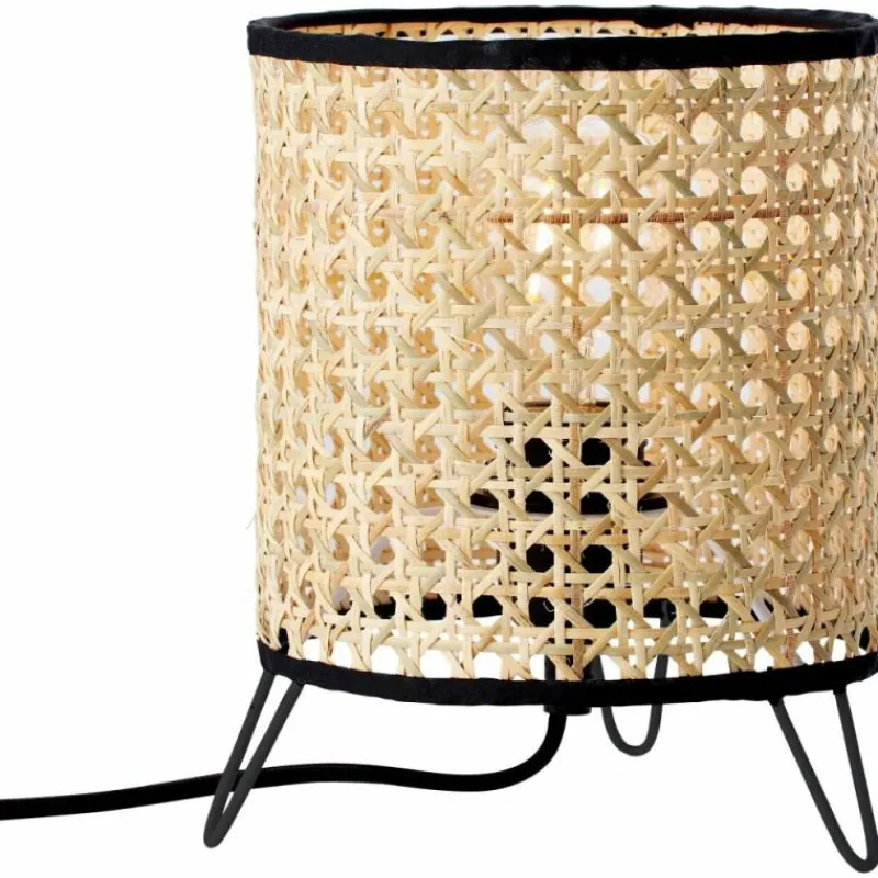 Luminaires Rustiques-Luminaires Brilliant Lampe à poser Brilliant Wiley Noir, 1 lumière