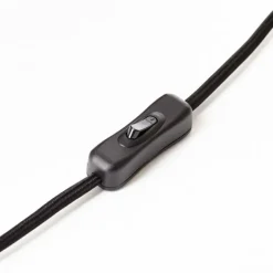 Style Boho-Chic-Luminaires Brilliant Lampe à poser Brilliant Woodrow Brun, 1 lumière