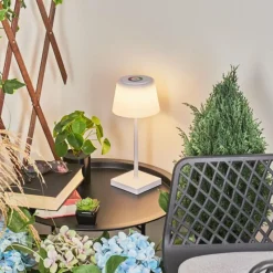 hofstein Lampe à poser Burzaco LED Blanc, 1 lumière, Changeur de couleurs