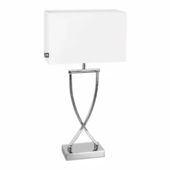 Lampes En Tissu-By Rydéns Lampe à poser By Rydens Omega Chrome, 1 lumière