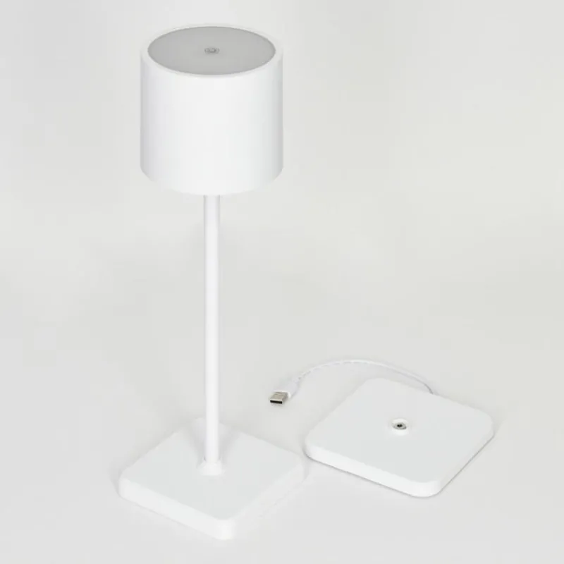 hofstein Lampe à poser Cajas LED Blanc, 1 lumière