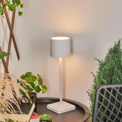 hofstein Lampe à poser Cajas LED Blanc, 1 lumière