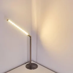 hofstein Lampe à poser Deje LED Nickel mat, 1 lumière