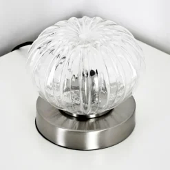 hofstein Lampe à poser Edane LED Nickel mat, 1 lumière