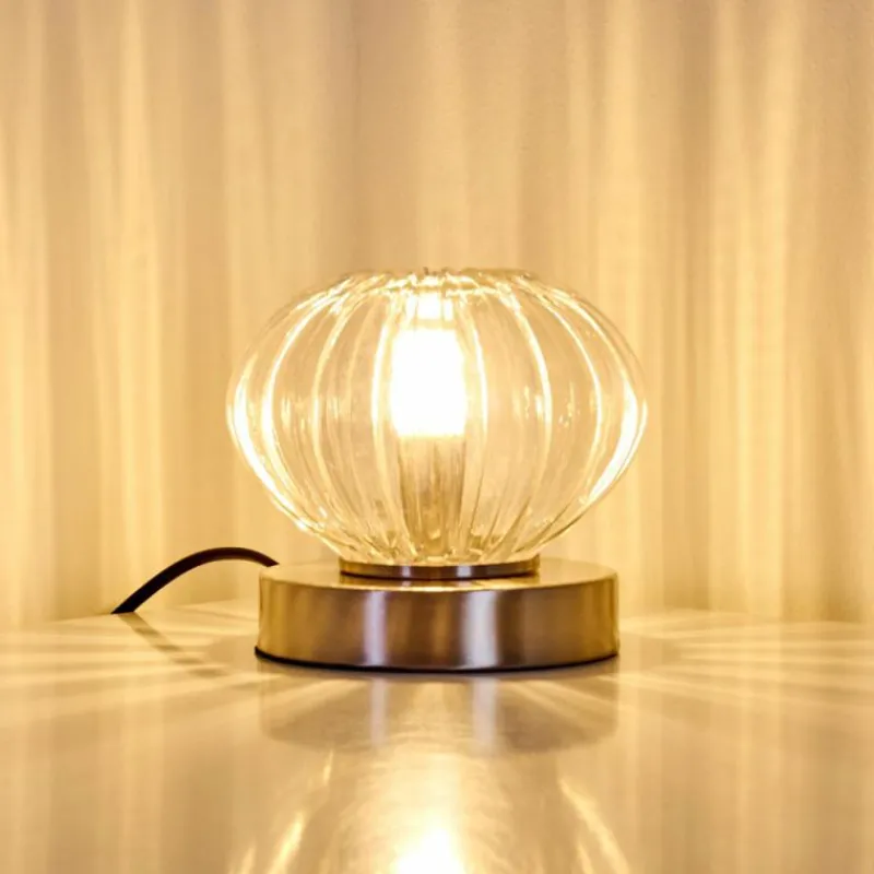 hofstein Lampe à poser Edane LED Nickel mat, 1 lumière