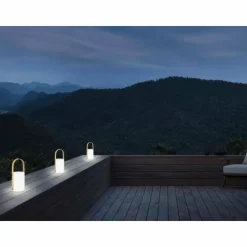 Luminaires Eglo Lampe à poser Eglo CUENCA LED Brun, Blanc, 8 lumières