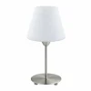 Luminaires Eglo Lampe à poser Eglo DAMASCO 1 Nickel mat, 1 lumière