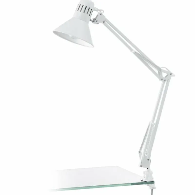Lampes Industrielles-Luminaires Eglo Lampe à poser Eglo FIRMO Blanc