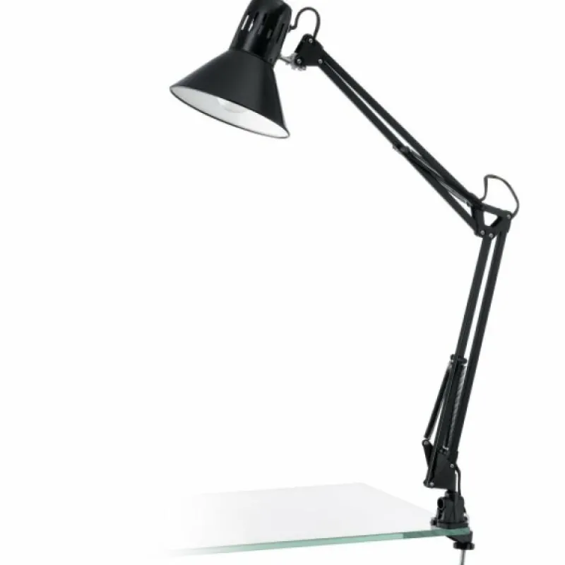 Lampes Industrielles-Luminaires Eglo Lampe à poser Eglo FIRMO Noir