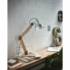 Lampes Vintages & Rétros-Luminaires Eglo Lampe à poser EGLO FRIZINGTON Brun, Noir, 1 lumière