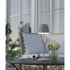 Luminaires Eglo Lampe à poser Eglo MANNERA LED Gris, 1 lumière