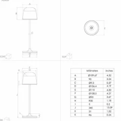Luminaires Eglo Lampe à poser Eglo MANNERA LED Rouille, 1 lumière