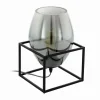 Luminaires Rustiques-Luminaires Eglo Lampe à poser Eglo OLIVAL Noir, 1 lumière
