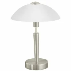 Luminaires Eglo Lampe à poser Eglo SOLO 1 Nickel mat
