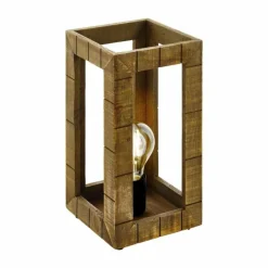 Lampes Vintages & Rétros-Luminaires Eglo Lampe à poser EGLO TAKHIRA Brun, Noir, 1 lumière