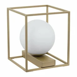 Luminaires Eglo Lampe à poser Eglo VALLASPRA Champagne, 1 lumière