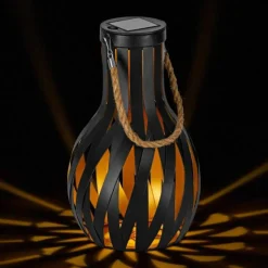 Lampes Dorées-Luminaires Eglo Lampe à poser Eglo Z_SOLAR LED Or, Noir, 1 lumière