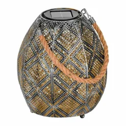 Luminaires Eglo Lampe à poser Eglo Z_SOLAR LED Ancien, Argenté, 1 lumière