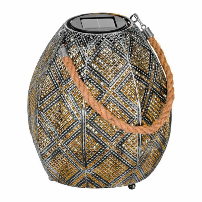 Luminaires Eglo Lampe à poser Eglo Z_SOLAR LED Ancien, Argenté, 1 lumière