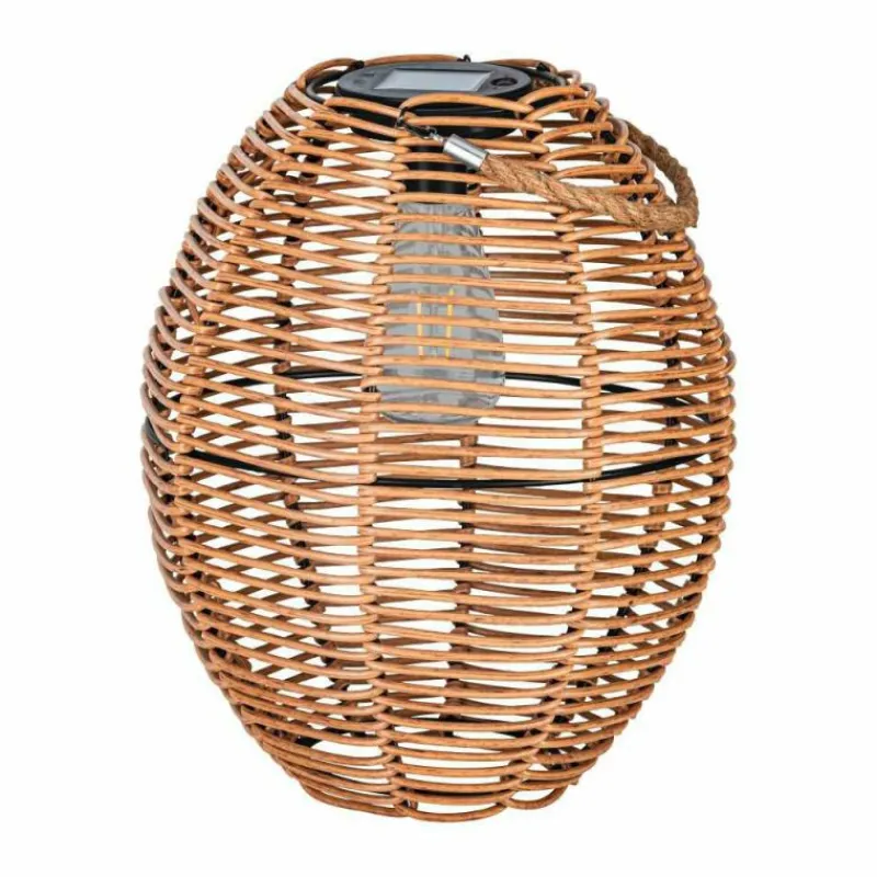 Luminaires Eglo Lampe à poser Eglo Z_SOLAR LED Brun, 2 lumières