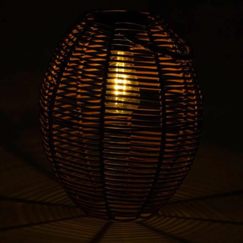 Luminaires Eglo Lampe à poser Eglo Z_SOLAR LED Brun, 2 lumières