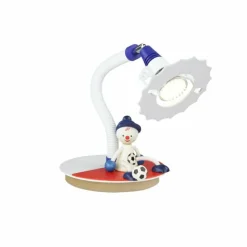 Lampes En Bois-Luminaires Elobra Lampe à poser Elobra FUßBALLER Rouge, Blanc, 1 lumière