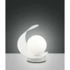 Luminaires Fabas Luce Lampe à poser Fabas Luce Adria LED Blanc, 1 lumière