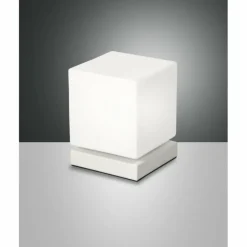 Luminaires Fabas Luce Lampe à poser Fabas Luce Brenta LED Blanc, 1 lumière