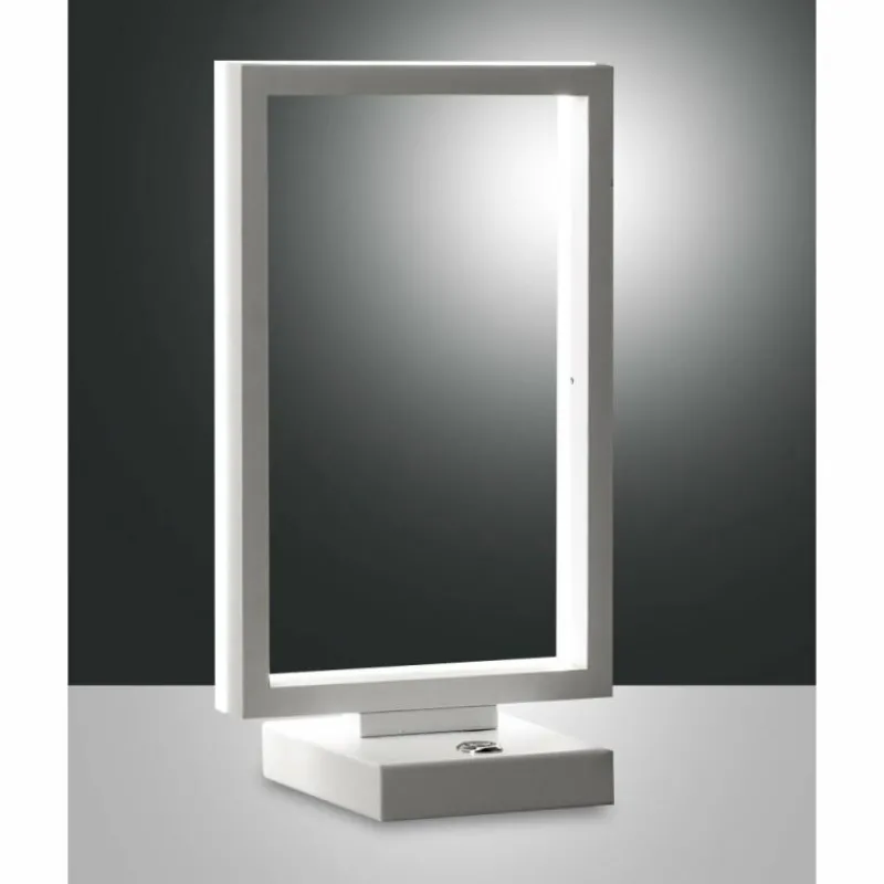 Luminaires Fabas Luce Lampe à poser Fabas Luce Bard LED Blanc, 1 lumière* Éclairage Led