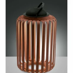 Lampes En Bois-Luminaires Fabas Luce Lampe à poser Fabas Luce Clamp LED Bois foncé, 1 lumière