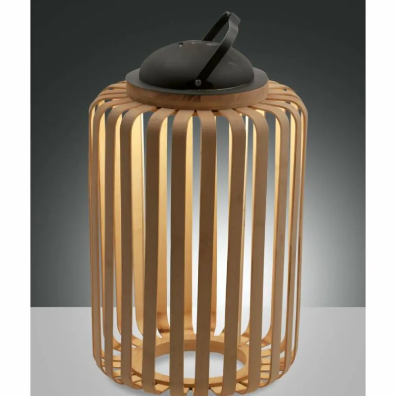 Lampes En Bois-Luminaires Fabas Luce Lampe à poser Fabas Luce Clamp LED Bois clair, 1 lumière