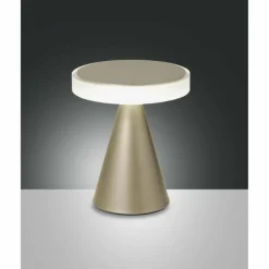 Lampes Dorées-Luminaires Fabas Luce Lampe à poser Fabas Luce Neutra LED Or, 1 lumière