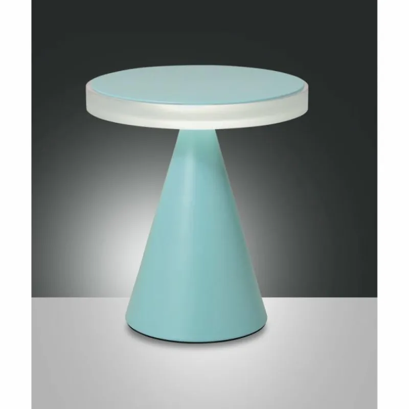 Luminaires Fabas Luce Lampe à poser Fabas Luce Neutra LED Vert, 1 lumière* Lampes À Poser