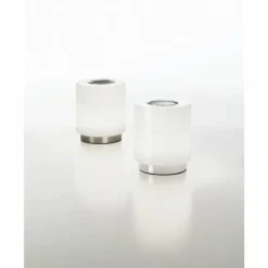 Luminaires Fabas Luce Lampe à poser Fabas Luce Simi LED Chrome, 1 lumière