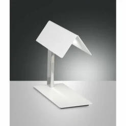 Luminaires Fabas Luce Lampe à poser Fabas Luce Washington LED Blanc, 1 lumière* Éclairage Led