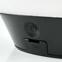 hofstein Lampe à poser Fair LED Noir, 1 lumière, Changeur de couleurs