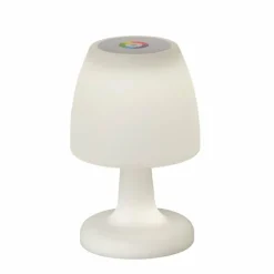 FHL easy Lampe à poser Barletta LED Blanc, 1 lumière, Changeur de couleurs