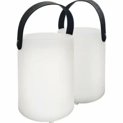 FHL easy Lampe à poser Ciro LED Blanc, 1 lumière, Télécommandes, Changeur de couleurs