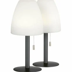 FHL easy Lampe à poser Fiumara LED Noir, 1 lumière, Télécommandes, Changeur de couleurs