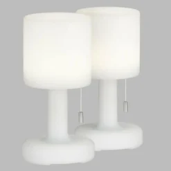 FHL easy Lampe à poser Termoli LED Blanc, 1 lumière, Télécommandes, Changeur de couleurs