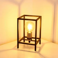 Lampes Vintages & Rétros-hofstein Lampe à poser Flambeau Noir, 1 lumière