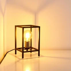 Lampes Vintages & Rétros-hofstein Lampe à poser Flambeau Noir, 1 lumière