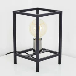 Lampes Vintages & Rétros-hofstein Lampe à poser Flambeau Noir, 1 lumière