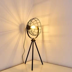 Lampes Vintages & Rétros-hofstein Lampe à poser Flambeau Noir, 1 lumière