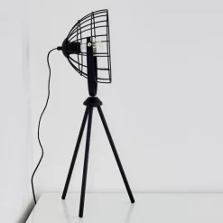 Lampes Vintages & Rétros-hofstein Lampe à poser Flambeau Noir, 1 lumière